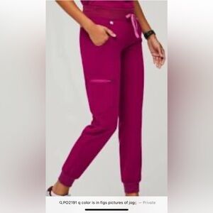 Figs Women's Magenta Joggers